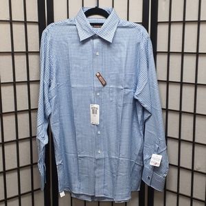 New Michael Kors MK L 16 34/35 shirt Houndstooth